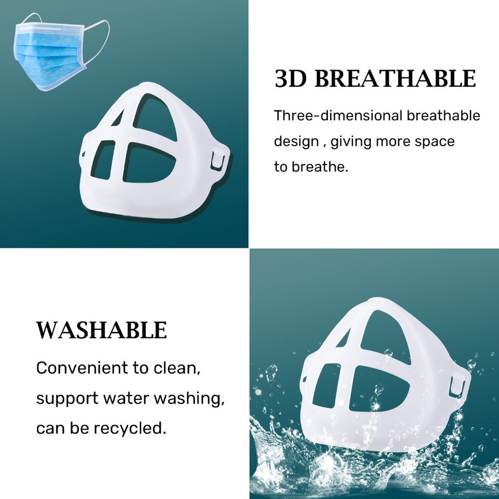 3D Face Mask Bracket for Adults - Set of 5 - Picture 5 of 6